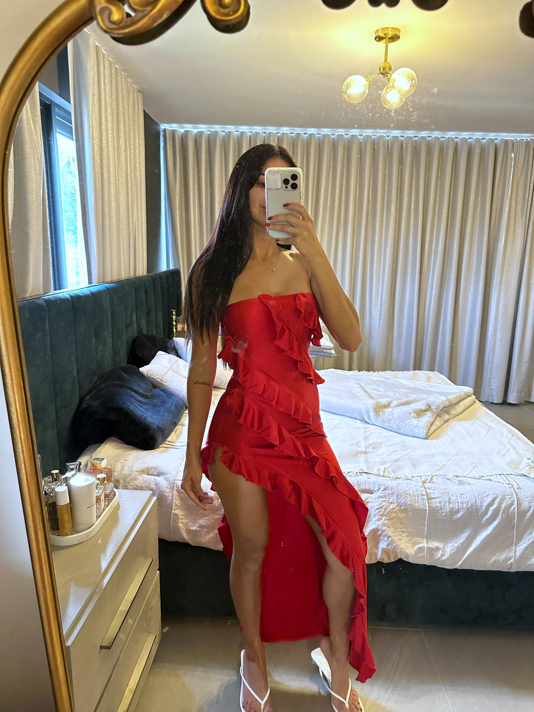 Red dress